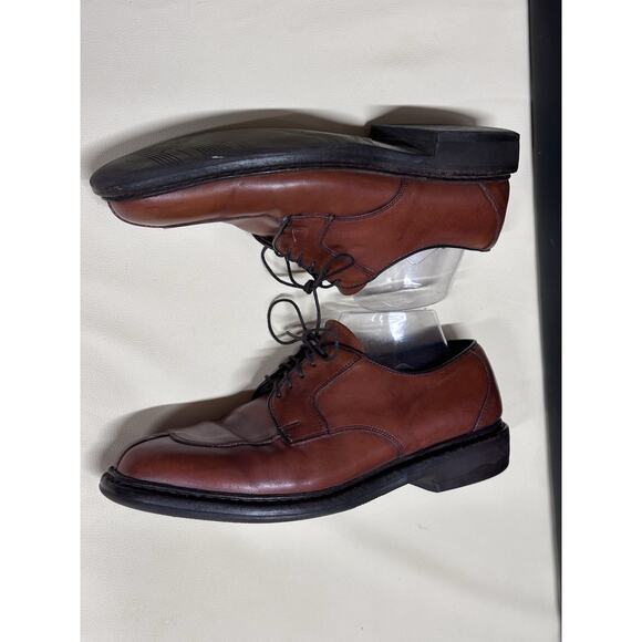 Allen Edmonds Ashton Shoes Mens 8 D Chili Brown Split Toe Derby Dress Leather main image 12